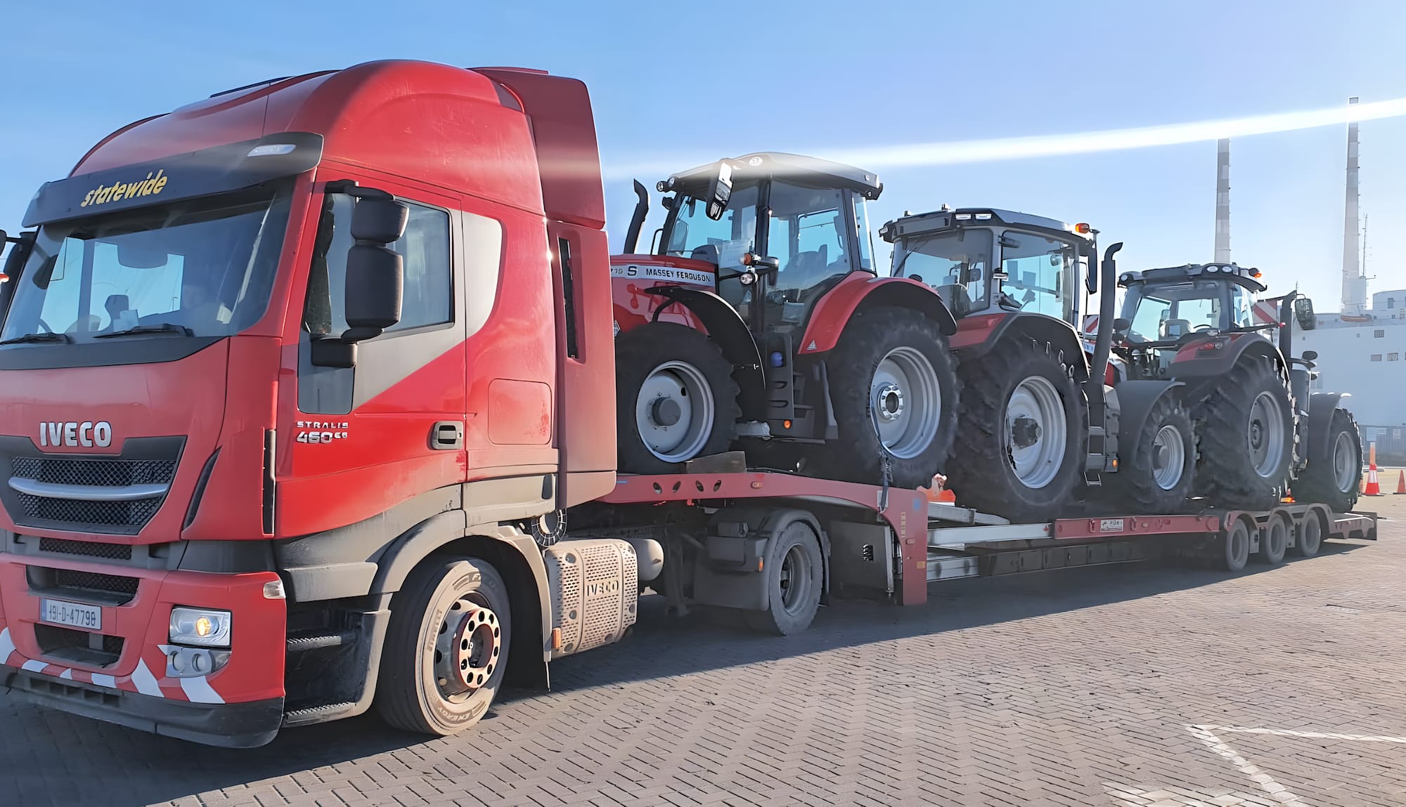 Carrellone per trasporti eccezionali